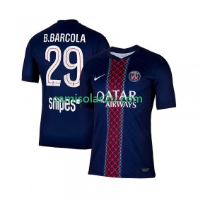 Camisolas de futebol Paris Saint-Germain Bradley Barcola 29 Equipamento Principal 2025/26 Manga Curta